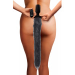 Анальная пробка хвостик с вибрацией Tailz Vibrating Anal Plug With Tail - Fox