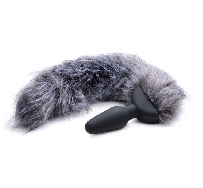 Анальная пробка хвостик с вибрацией Tailz Vibrating Anal Plug With Tail - Fox