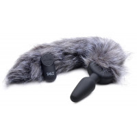 Анальна пробка хвостик із вібрацією Tailz Vibrating Anal Plug With Tail - Fox