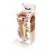Анальная пробка с розовым камнем Plug-Jewellery Gold BUTT PLUG- Pink