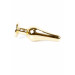 Анальная пробка с розовым камнем Plug-Jewellery Gold BUTT PLUG- Pink