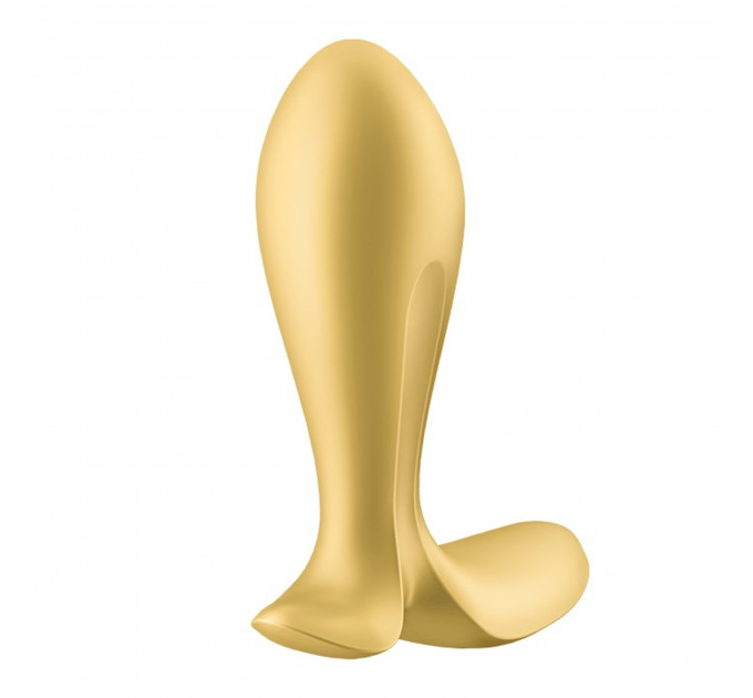 Анальная смарт-пробка с вибрацией Satisfyer Intensity Plug, золотой