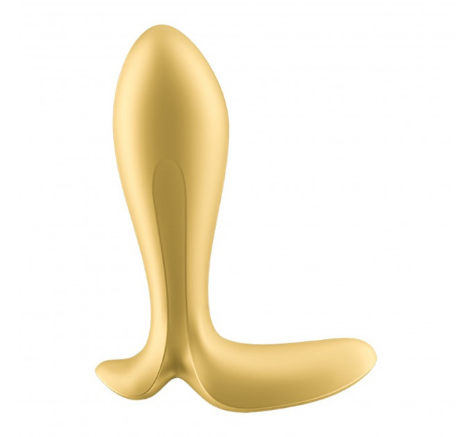 Анальная смарт-пробка с вибрацией Satisfyer Intensity Plug, золотой