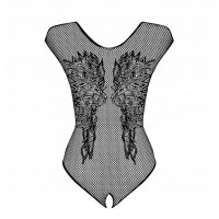 Боді ObsessiveB112 teddy black S/M/L