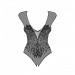 Боди ObsessiveB112 teddy black S/M/L