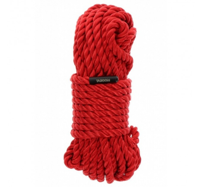 Бондажная веревка Taboom Bondage Rope, 10 м х 7 мм, красная