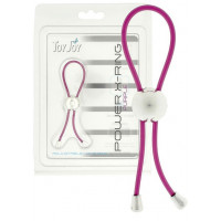 Ерекційне кільце Toy Joy Power X Ring з регульованою утяжкою, фіолетовий