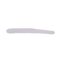 Фаллоимитатор двойной Chisa Hi-Rubber 45 см, прозрачный