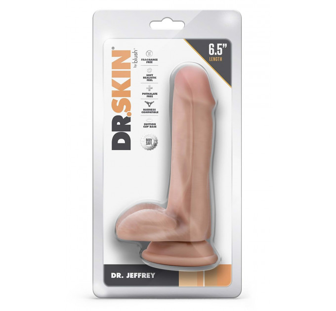 Фаллоимитатор DR. SKIN DR. JEFFREY, 16 см