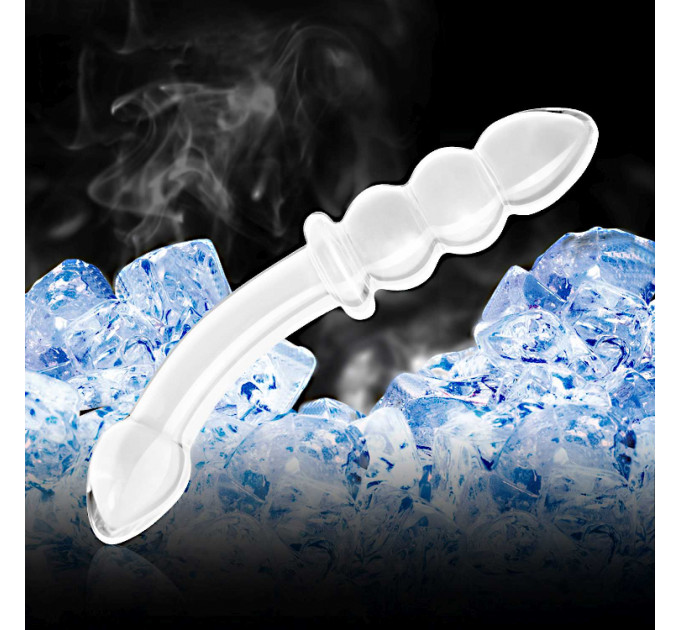 Фаллоимитатор стеклянный 7" Glass Romance Прозрачный