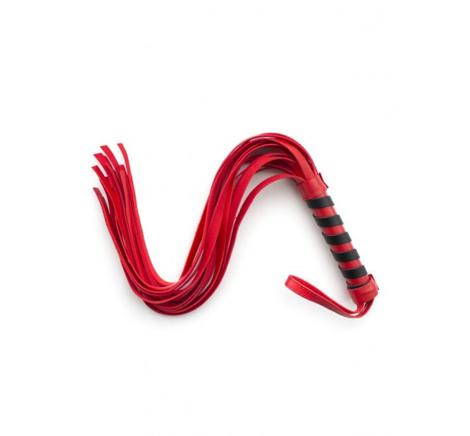 Флоггер DS Fetish Mini flogger red/black