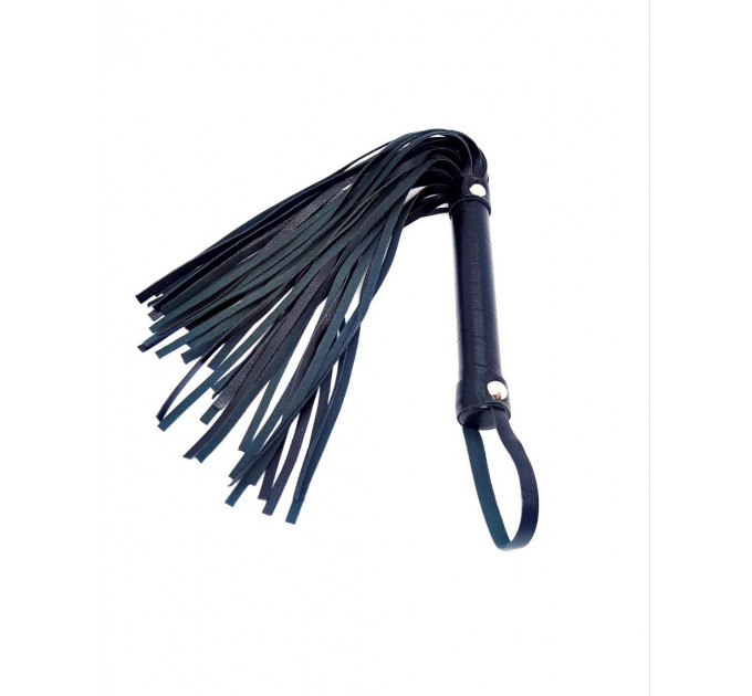 Флоггер екокожа L DS Fetish Flogger чорний 38см