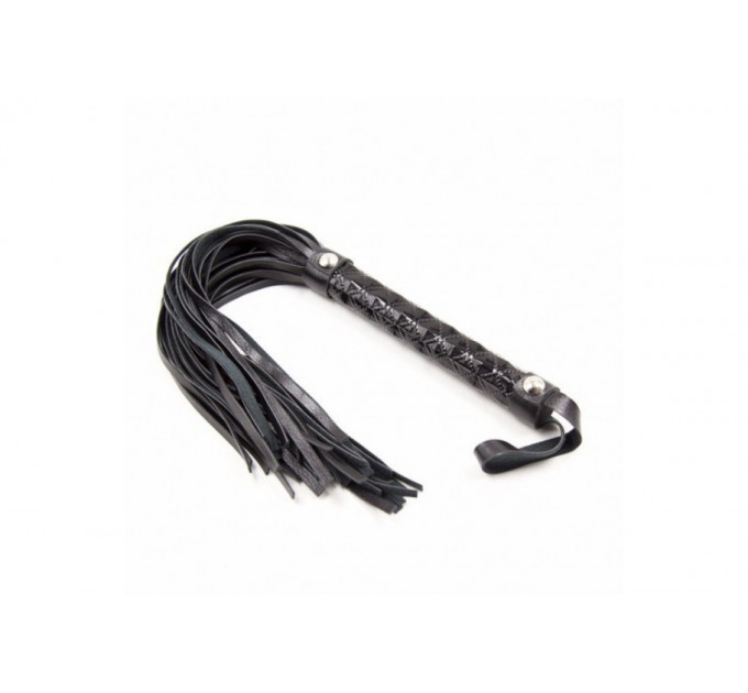 Флоггер металл DS Fetish Flogger black metal