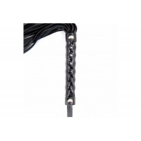Флоггер металл DS Fetish Flogger black metal