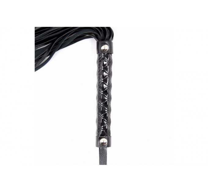 Флоггер металл DS Fetish Flogger black metal