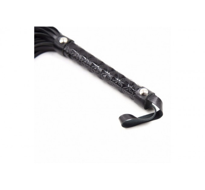 Флоггер металл DS Fetish Flogger black metal