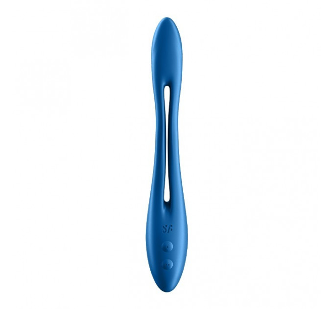 Універсальний вібратор (ерекційне кільце), що гнеться SATISFYER ELASTIC JOY BLUE