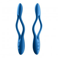 Універсальний вібратор (ерекційне кільце), що гнеться SATISFYER ELASTIC JOY BLUE