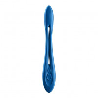 Універсальний вібратор (ерекційне кільце), що гнеться SATISFYER ELASTIC JOY BLUE