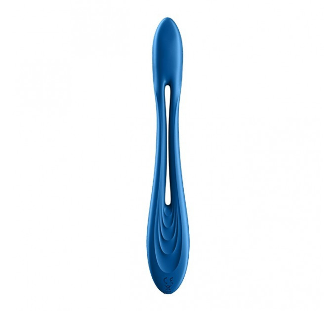 Універсальний вібратор (ерекційне кільце), що гнеться SATISFYER ELASTIC JOY BLUE