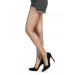 Колготки бесшовные в крупную сеточку Star Night Fence Pantyhose черные, XS-M