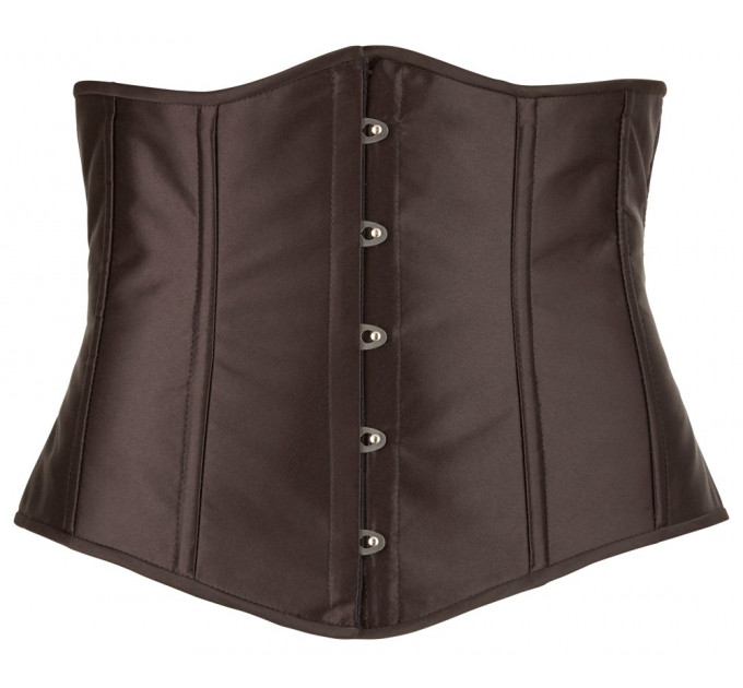 Корсет с открытым бюстом Cottelli Collection Underbust Corset со шнуровкой, черный, XL