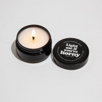 Масажна свічка міні з ароматом ванільного крему Light Me if You're Horny 50g