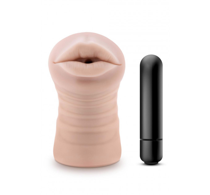 Мастурбатор Рот реалистичный Blush ENLUST NICOLE с вибропулей в комплекте