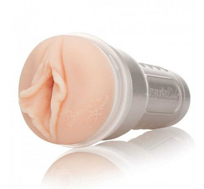 Мастурбатор вагина в колбе, киберкожа FleshLight Brandi Love, бежевый