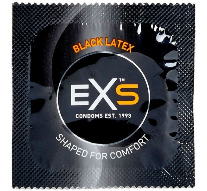 Набір чорних презервативів латексних Exs BLACK (ціна за 10 шт.)