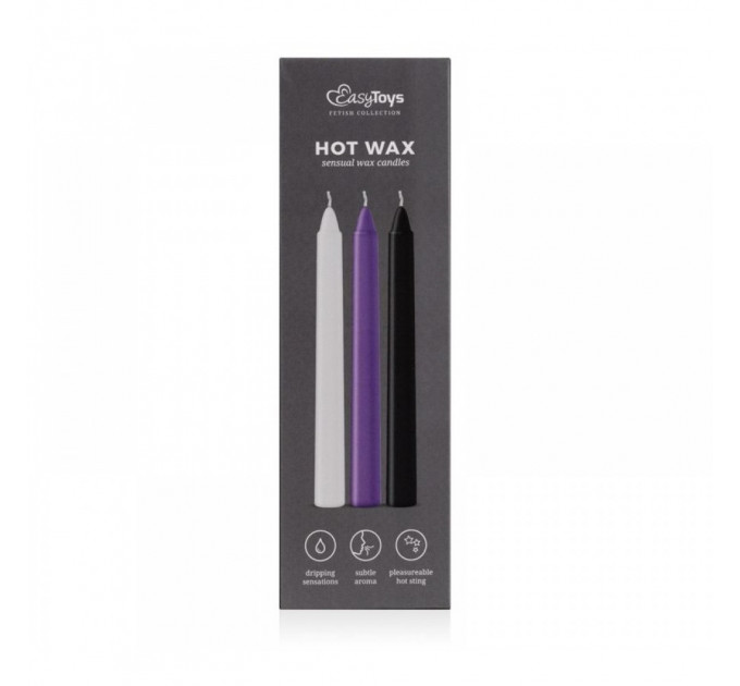 Набор низкотемпературных свечек 3 шт Sensual Hot Wax Candles