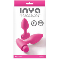 Набір анальних пробок з вібрацією INYA Rechargeable VIBES-O-SPADES