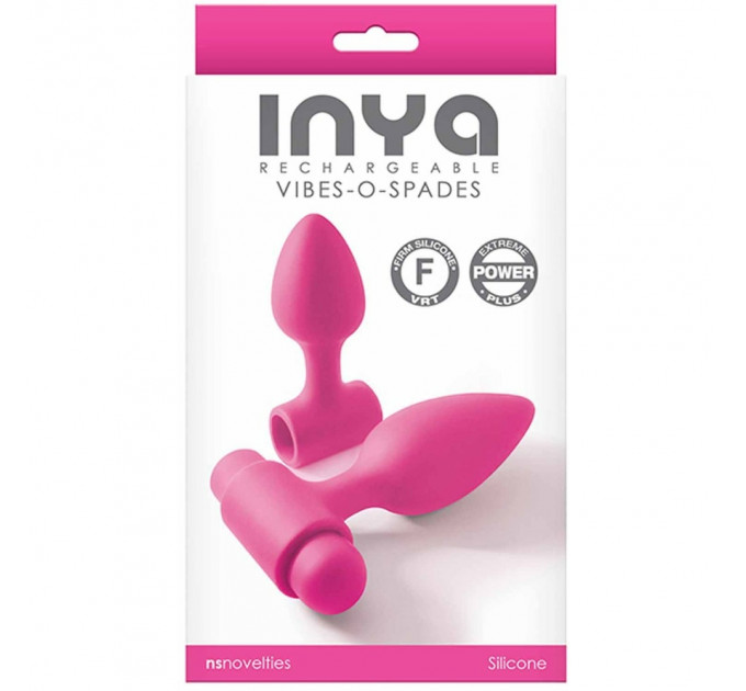 Набір анальних пробок з вібрацією INYA Rechargeable VIBES-O-SPADES