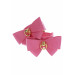 Наручники с бантиками Taboom Malibu Wrist Cuffs из веганской кожи, розовые