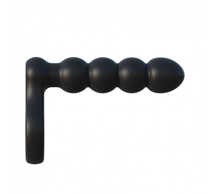 Насадка для двойного проникновения Pipedream C-Ringz Remote Control Double Penetrator Dildo, Black