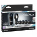 Насадка для двойного проникновения Pipedream C-Ringz Remote Control Double Penetrator Dildo, Black