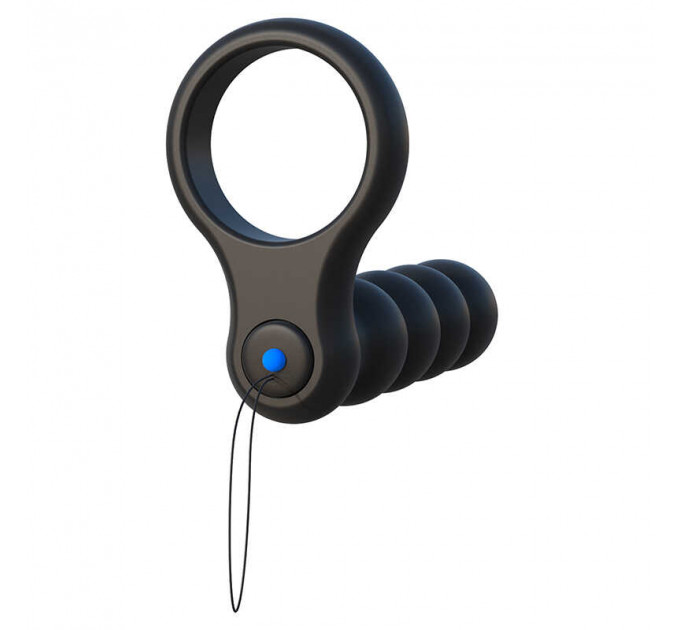 Насадка для двойного проникновения Pipedream C-Ringz Remote Control Double Penetrator Dildo, Black