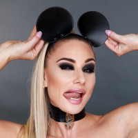 Нашийник Kinky Diva Collar Мe! із замочком та ключиком, чорний