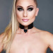 Нашийник Kinky Diva Collar Мe! із замочком та ключиком, чорний