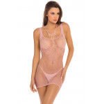 ПЛАТЬЕ-СЕТКА ABSOLUTIST LACE AND NET DRESS PINK, OS