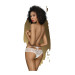 Сексуальные трусики Penthouse Adore me white (S/M)