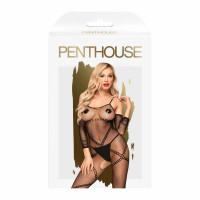 Сексуальний комбінезон Penthouse із інтимним вирізом, чорного кольору, S-L