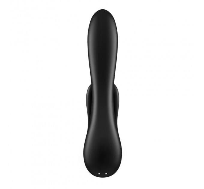Смарт вибратор кролик Satisfyer Double Flex Connect App Black
