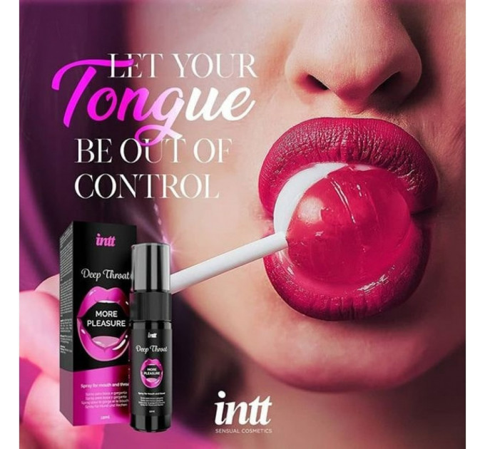 Спрей для оральных ласк Intt Deep Throat освежающая мята