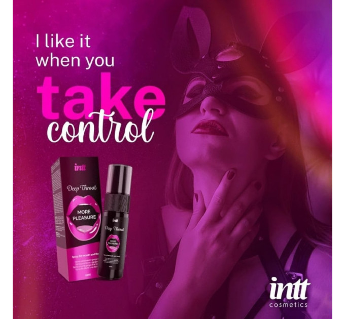 Спрей для оральных ласк Intt Deep Throat освежающая мята