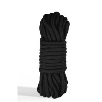 Мотузка для бондажу Chisa BEHAVE LUXURY FETISH з бавовни, чорна