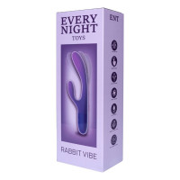 Вибратор кролик Every Night Toys для точки G, сине-фиолетовый градиент