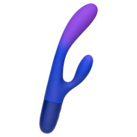 Вибратор кролик Every Night Toys для точки G, сине-фиолетовый градиент
