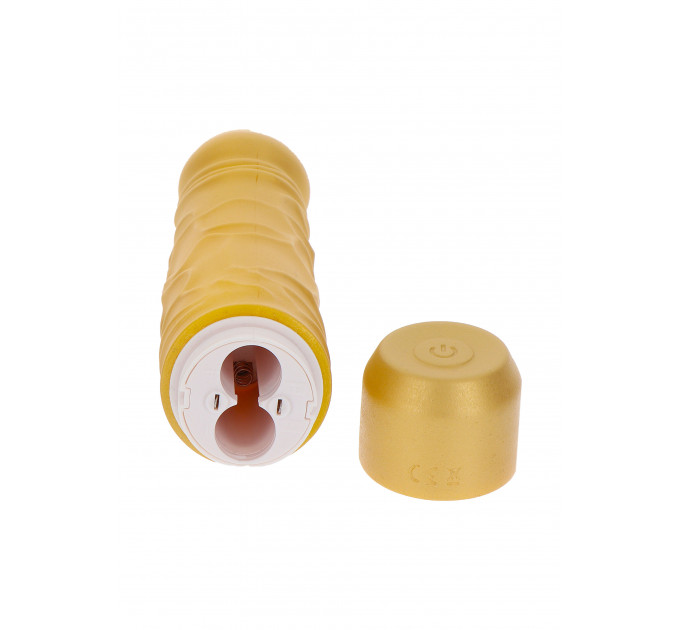 Вибратор реалистичный Gold Dicker, золотистый
