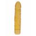 Вибратор реалистичный Gold Dicker, золотистый